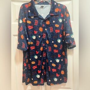 Boston Red Sox baseball Themed Mikes Amazing xl wild vibrant themed
